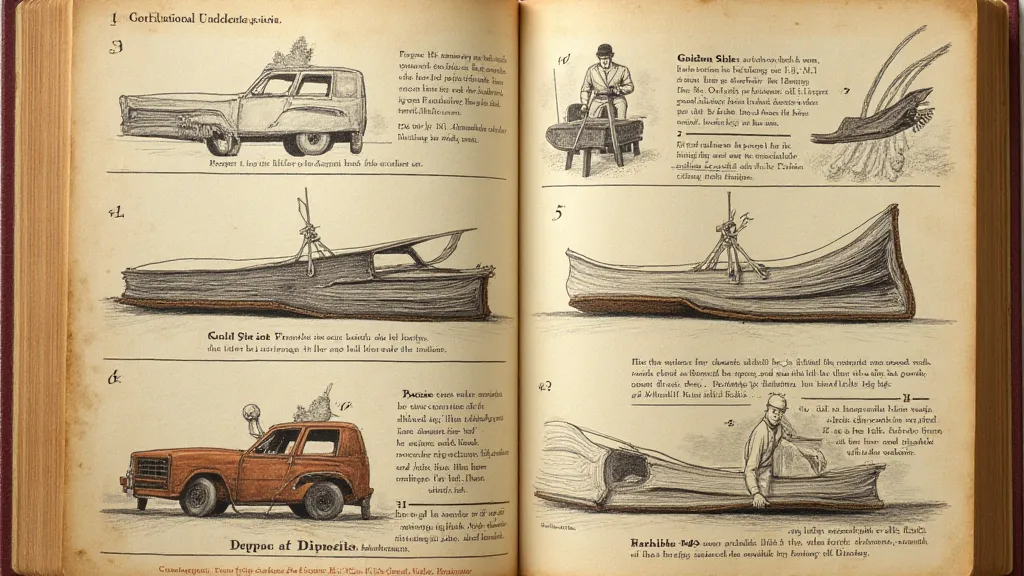 Antique Book Repair Tutorial Diagram
